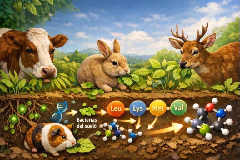 ¿Cómo obtienen aminoácidos esenciales los que solo comen plantas?