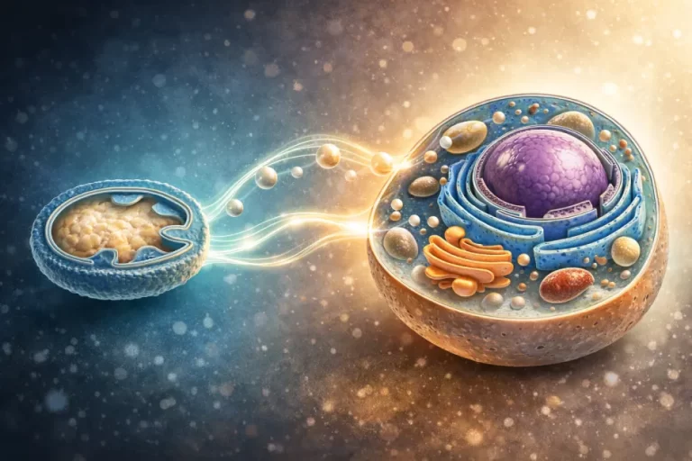 ¿De dónde vinieron todas esas estructuras dentro de las células complejas?