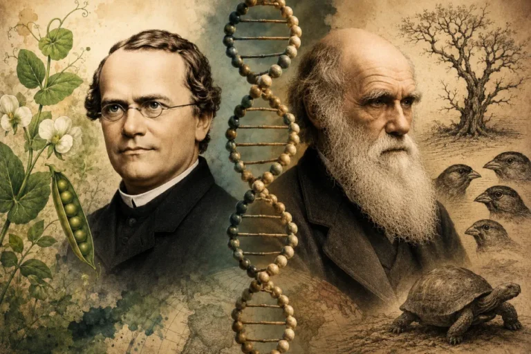 Mendel y Darwin: la conexión científica que tardó décadas en revelarse